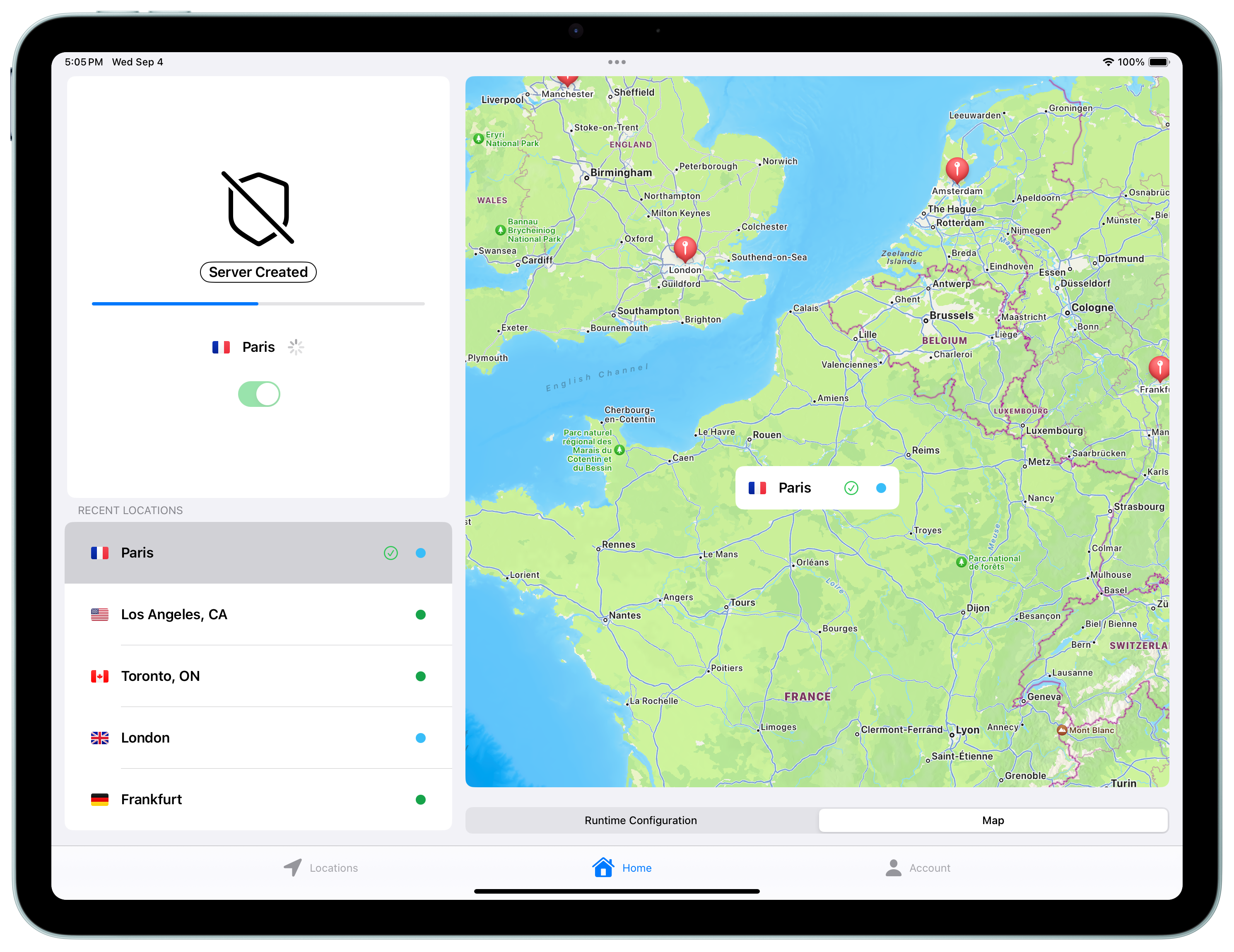 San Francisco VPN on iPad
